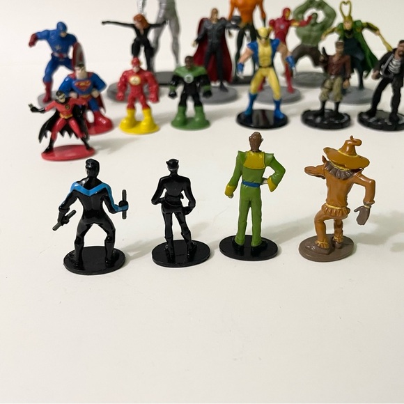 Superhero Action Figure Lot Marvel DC Comics Assorted Sizes - Picture 4 of 15